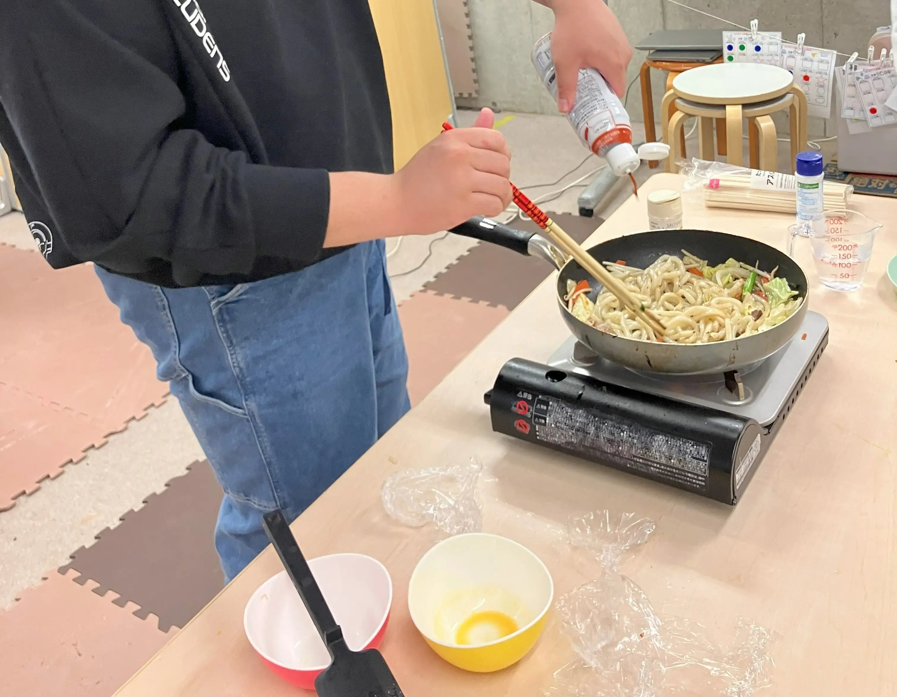 調理　焼うどん