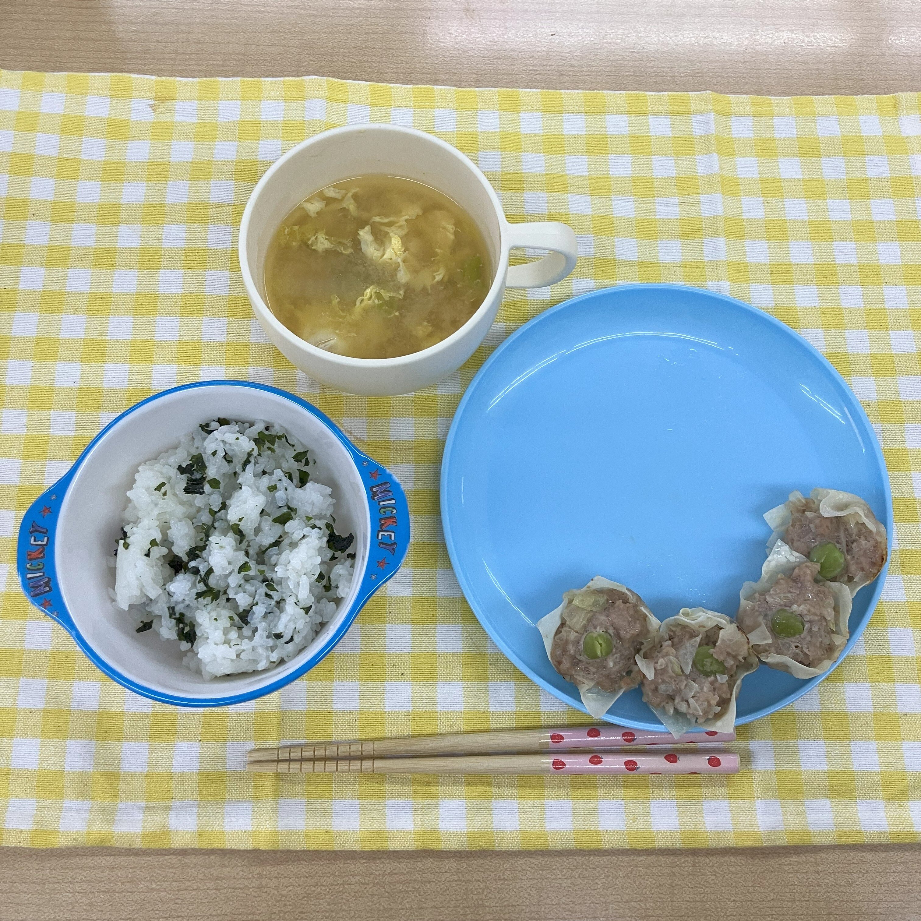完成した昼食