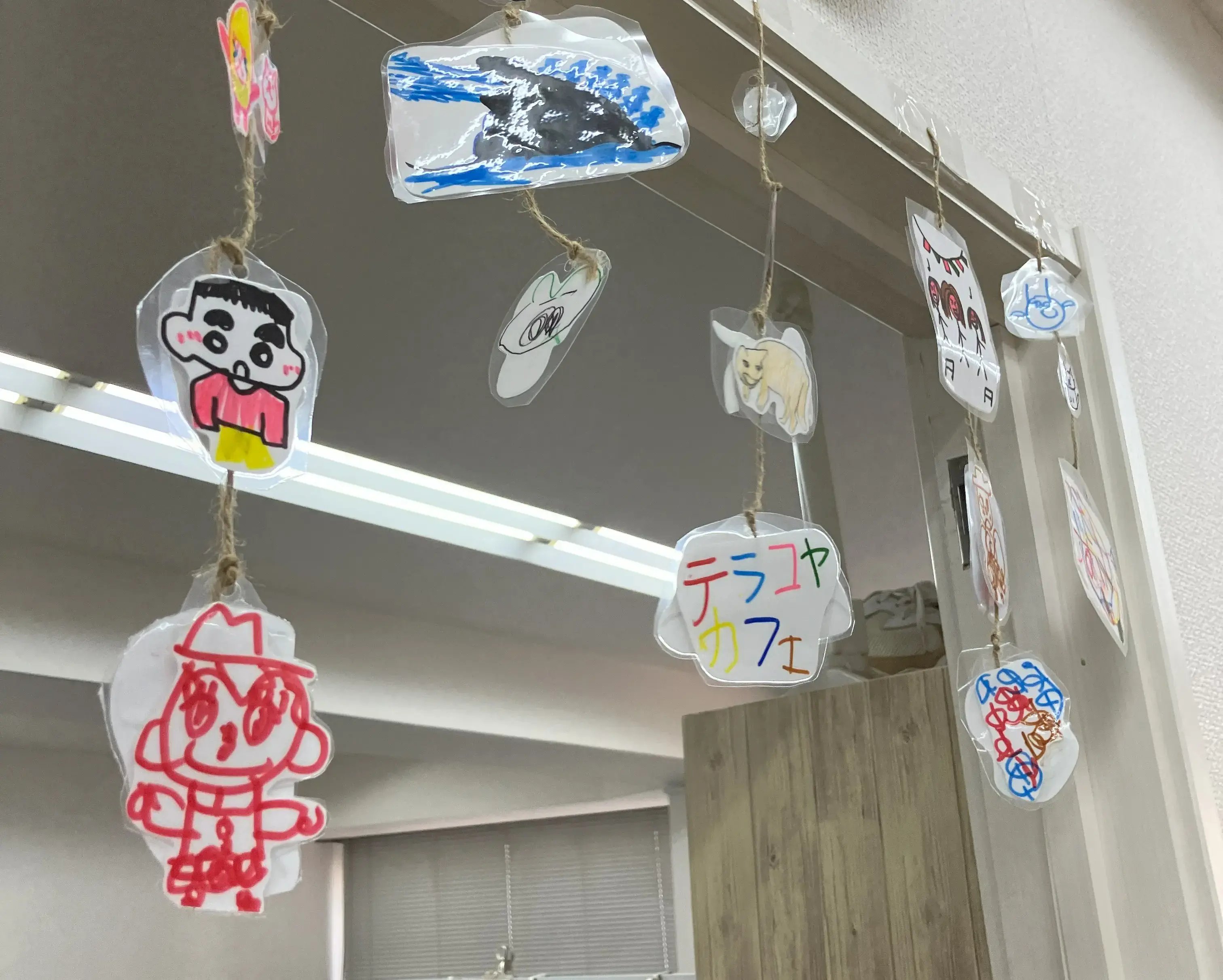 テラコヤカフェ暖簾